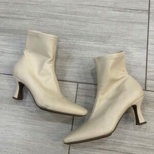 Cream Boots 
